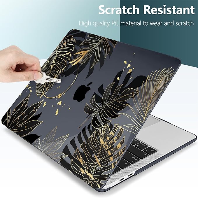 TWOLSKOO Compatible with MacBook Pro 13 inch Case 2023-2016 A2338 M2/M1 A2251 - Image 3