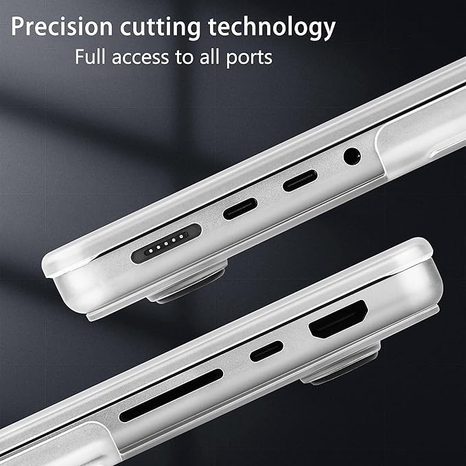 for MacBook Pro 16 inch Case 2021 2022 2023 2024 Release A3186 A3403 M4 A2991 M3 A2780 M2 A2485 M1 Pro/Max, Hard Shell Case with Screen Protector & Keyboard Cover, Elephant & Giraffe