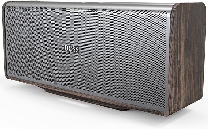DOSS SoundBox Ultra Bluetooth Speaker with 2.1 Channel Audio, 80W Superior Sound with Deep Bass, Two DSP Technologies, 18H Playtime, BT 5.3, Wireless for Home, Office, Livingroom