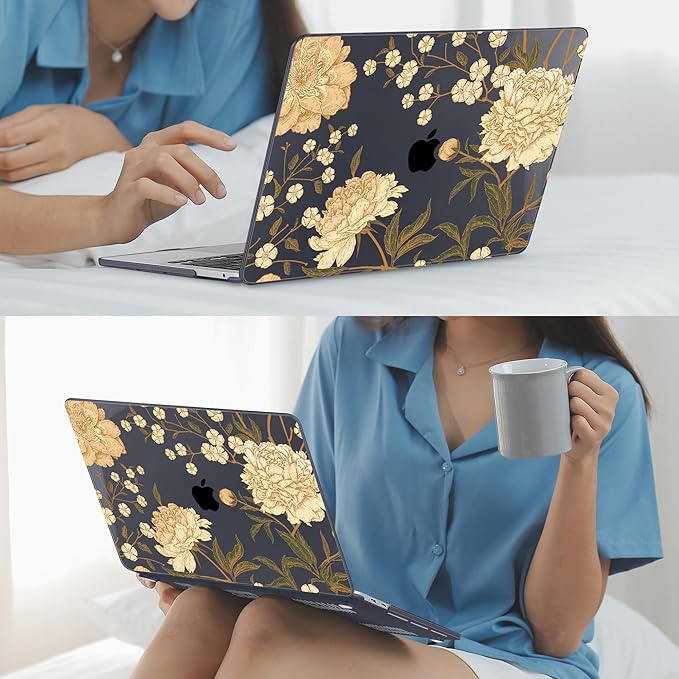 Mektron for MacBook Air 13 Case A1466/A1369, Snap-on Plastic Hard Shell Cover - Image 6