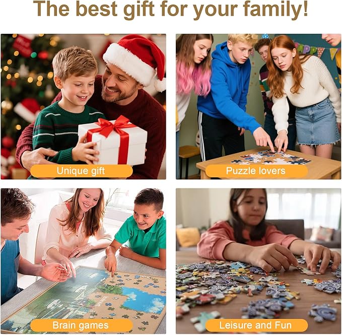 Personalized Photo Puzzle with Glossy Finish – Custom Jigsaw Puzzle 120/200/300/500/1000/1500 Pieces for Family, Couples, Pets, Birthdays, and Weddings (300-Horizontal)