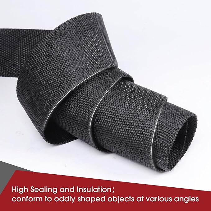 Heat Shrink Wire Loom 2:1 Shrinkable Braided Cable Sleeve 2 Inch ID-25ft Abrasion Protection Flexibility Fabric Wiring Harness Cover Sheath