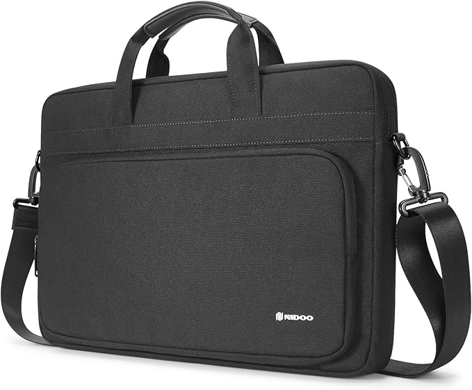 NIDOO 13 Inch Laptop Briefcase Shoulder Bag Sleeve for 14" MacBook Pro M3 M2 / 13.6" Macbook Air / 13.5" Surface Laptop 5 4/14" IdeaPad Flex 5 / ThinkPad E14 T14 / HP Pavilion x360 / Latitude 7440