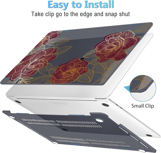 Mektron for MacBook Pro 13-inch Case 2022 2021 2020 Release A2338 M2 M1 A2289 - Image 3