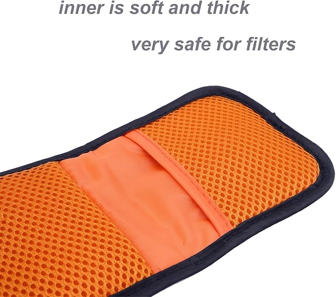 3 Pocket Camera Lens Filter Carry Case Bag Pouch for Filters 25 mm to 77 mm