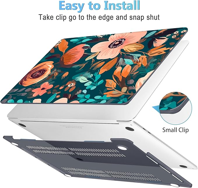 Mektron for MacBook Pro 13-inch Case 2022 2021 2020 Release A2338 M2 M1 A2289 - Image 3