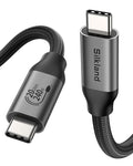 Silkland USB 4 for Long Thunderbolt 4 Cable 16.5FT/5M, 20Gbps Data Transfer, Supports 5K/4K@60Hz, 240W PD 3.1 Charging, USB C Video Cable Compatible for Thunderbolt 3, MacBook, SSD, Docking,VR Headset