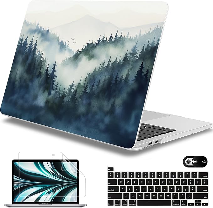 Mektron for MacBook Pro 13-inch Case 2022 2021 2020 Release A2338 M2 M1 A2289 by Mektron