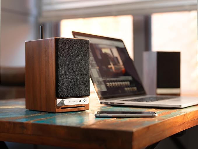 Audioengine A2-HD (HD3) Bluetooth PC and Computer Desktop Speakers with aptX HD - USB, RCA, Headphone