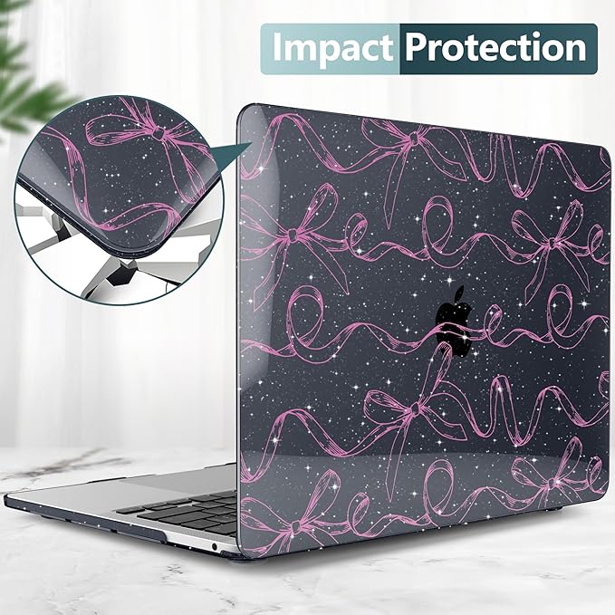 TWOLSKOO Compatible with MacBook Pro 13 inch Case 2023-2016 A2338 M2/M1 A2251 - Image 4