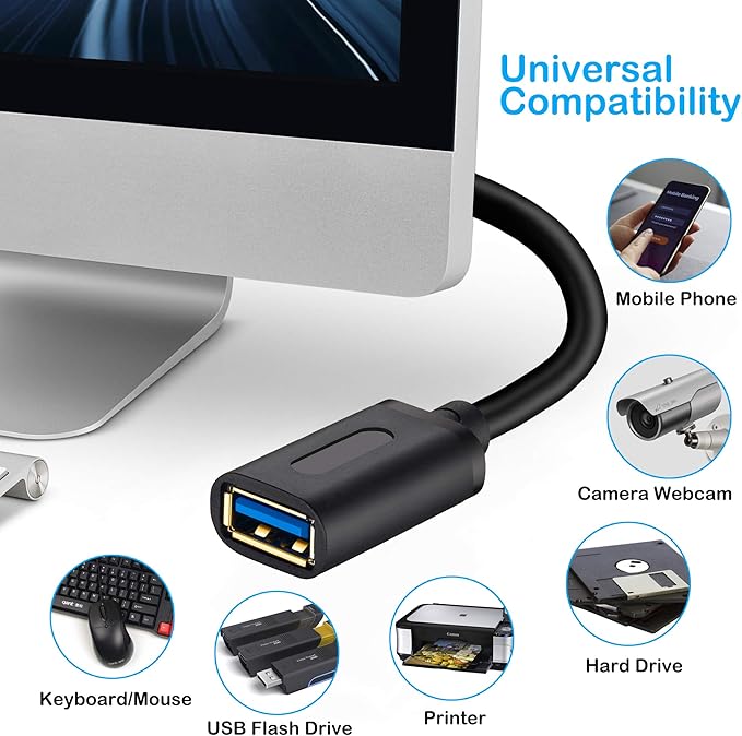 Tan QY USB 3.0 Extension Cable 6Ft, USB 3.0 High Speed Extender Cord Type A Male to A Female for PlayStation, Xbox, USB Flash Drive, Hard Drive, Card Reader,Scanner,Printer,Keyboard(6Ft/1.8M)
