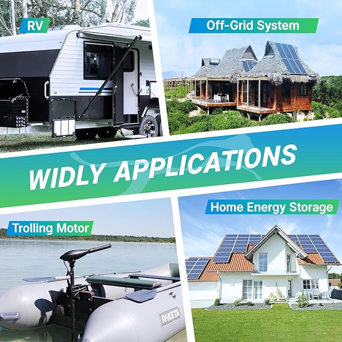Redodo 12V 100Ah LiFePO4 Battery Group24, 25% Smaller Size, 1280Wh Energy with 100A BMS, 15000+ Cycles, Lightweight Lithium Deep Cycle Battery for RV, Camping, Trolling Motor, Home Storage 3 Pack