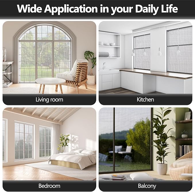 Window Screen Door Repair Kit, 39" x 78" Screen Door Mesh Replacement Kit, Durable Fiberglass Mesh Roll with Tools for Windows Doors Patio and Porch Replacement, Black