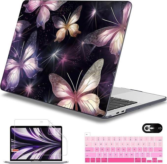 Mektron for MacBook Pro 13-inch Case 2022 2021 2020 Release A2338 M2 M1 A2289 by Mektron