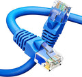GEARit Cat 6 Ethernet Cable (1-Pack 30 Feet) Cat6 Network Patch, 10Gbps, RJ45, Snagless Cord, Gold-Plated Connectors, Internet for PC, TV, Tablet, Router, Printer, Servers, IT Data Center - Blue