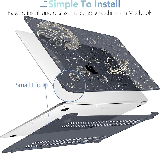 MEEgoodo for MacBook Air 13.3 inch Case 2021 2020 2019 2018 A2337 M1 A2179 A1932 - Image 4