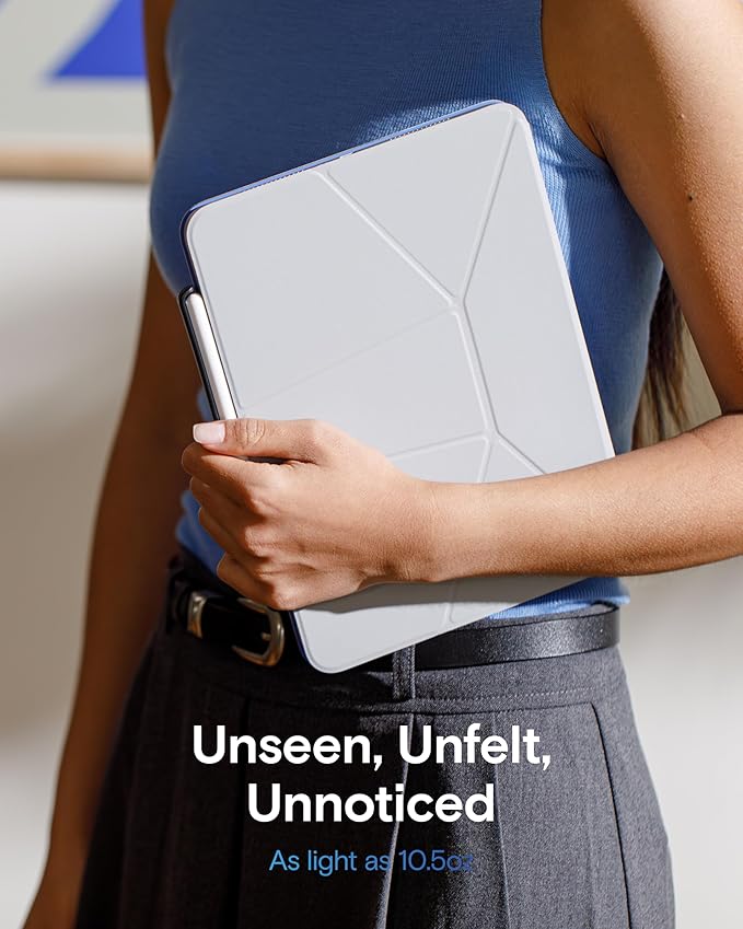 MOFT Dynamic Folio Case for iPad Air 13 Inch M3/M2 (2025/2024), iPad Pro 12.9 6th/5th/4th Gen, Silm Magnetic Stand Case with 20+ Viewing Angles, Auto Wake/Sleep, Cement x Sapphire