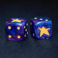 Cthulhu D6 Dice Set – 10 x 16mm Resin Dice with Elder Sign on Six | Classic Pips | Lovecraft Horror Themed Dice for Wargames, TTRPG, Board Games, DND, Call of Cthulhu