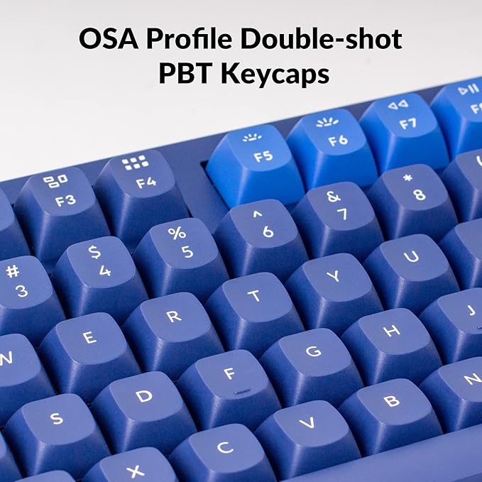 Keychron Q3 QMK/VIA Wired Custom Mechanical Keyboard, Full Aluminum Tenkeyless Layout, Programmable Macro with Hot-swappable Gateron G Pro Brown Switch, Compatible with Mac Windows Linux (Blue)