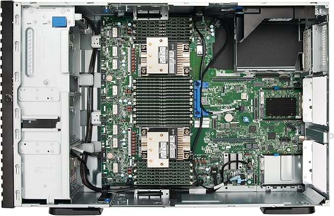 Hewlett Packard Enterprise ProLiant ML350 Gen11 Tower Server w/one Intel Xeon Silver 4516Y+, 2.2GHz, 24c 1P 2x32GB-R 8SFF MR408i-o 2x960GB SSD 2x800W PS (HPE Smart Choice P83320-005)