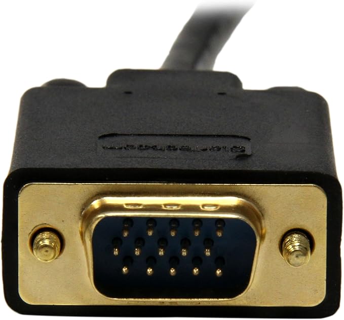 StarTech.com DP2VGAMM10B 10 ft DisplayPort to VGA Adapter Cable for PC 1920x1