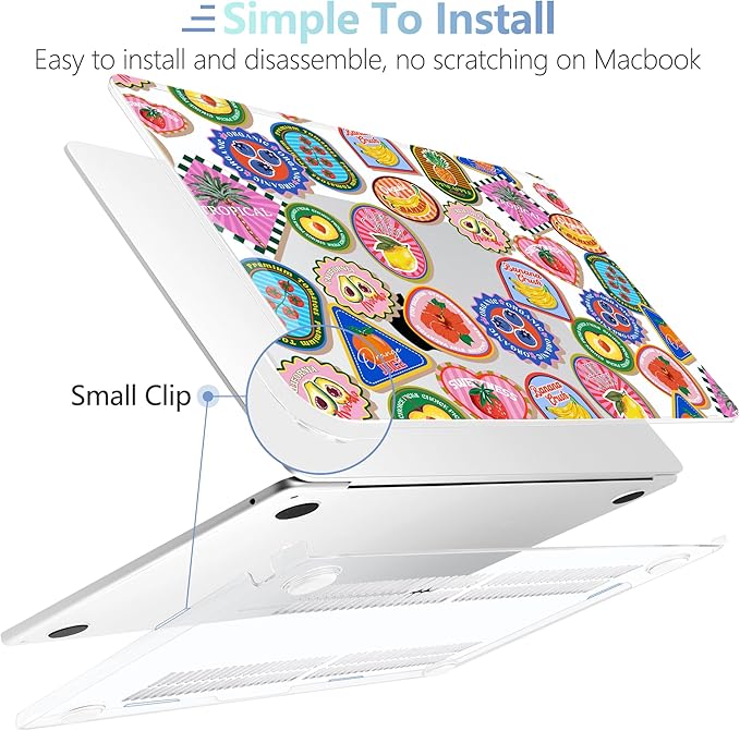 MEEgoodo for M4/M3/M2 MacBook Air 15.3 inch Case 2025 2024 2023, Case Fit Model - Image 5