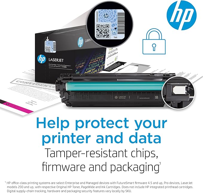 HP 508A Yellow Toner Cartridge | Works with HP Color LaserJet Enterprise M552, M553, HP Color LaserJet Enterprise MFP M577 Series | CF362A