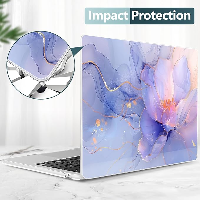 TWOLSKOO Compatible with M4 MacBook Air 13.6 inch Case 2025-2022 Release M4 - Image 7