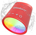 Portable Bluetooth Speaker Wireless with 9 Color Lights, 20H Playtime, Stereo Pairing, Deep Bass, IPX6 Waterproof, Bluetooth 5.3, Small Speaker for Home, Party, Outdoor, Camping, Beach, Gift