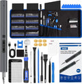 XOOL 150 in 1 Electric Screwdriver Set Precision Screwdriver Set with 120 Magnetic Bits, Rechargeable 2 Gears Torque Power Screwdriver Kit for Electronics, Computer, Laptops, Phone, PC, Game Console