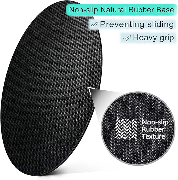 ITNRSIIET Round Mouse Pad with Stitched Edge Premium-Textured Waterproof Non-Slip Rubber Base Desktop Protection Mat Diameter 8.7 inches, Abstract Texture