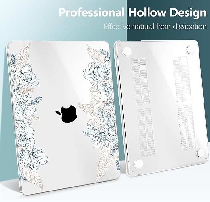 TWOLSKOO Compatible with M4 MacBook Air 13.6 inch Case 2025-2022 Release M4 - Image 5