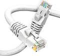 GEARit Cat 6 Ethernet Cable (1-Pack 3 Feet) Cat6 Network Patch, 10Gbps, RJ45, Snagless Cord, Gold-Plated Connectors, Internet for PC, TV, Tablet, Router, Printer, Servers, IT Data Center - White