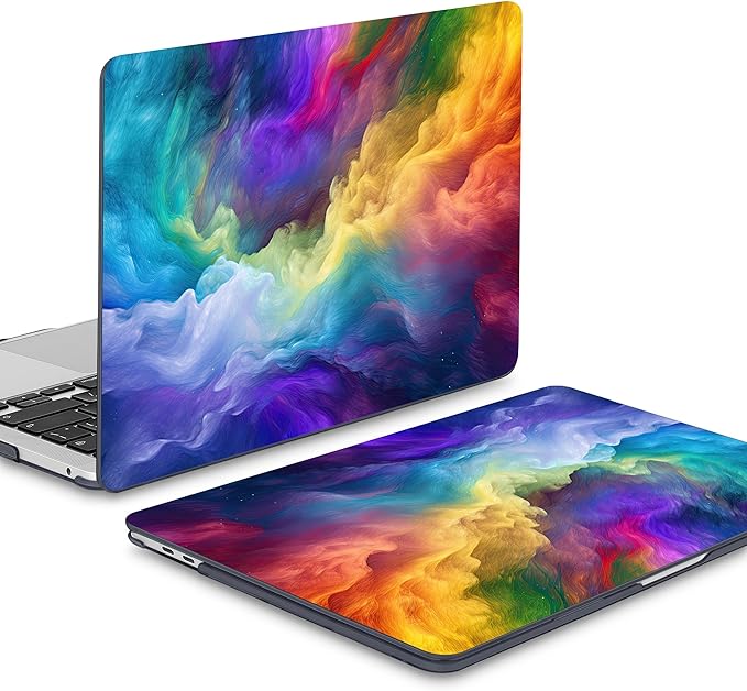 Mektron for MacBook Air 13 Case A1466/A1369, Snap-on Plastic Hard Shell Cover - Image 4