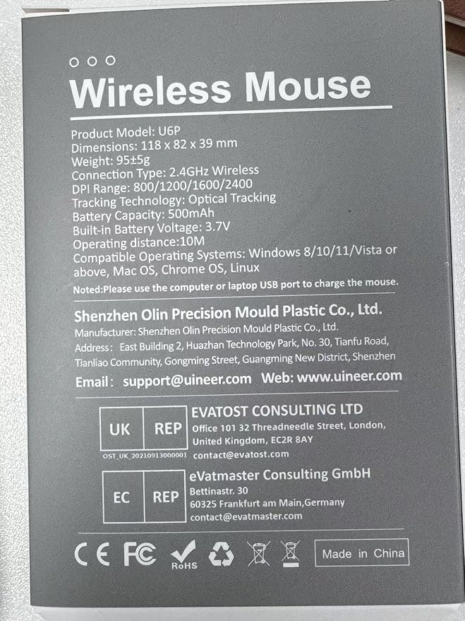 Bluetooth Mouse,[Upgraded] Multi-Device Wireless Mouse,Visible Battery Level,Tri-Mode (BT 5.0/4.0+2.4G Hz) Rechargeable Ergonomic Mouse, 4 Adjustable DPI,Coldless Mouse for Laptop and PC,Purple