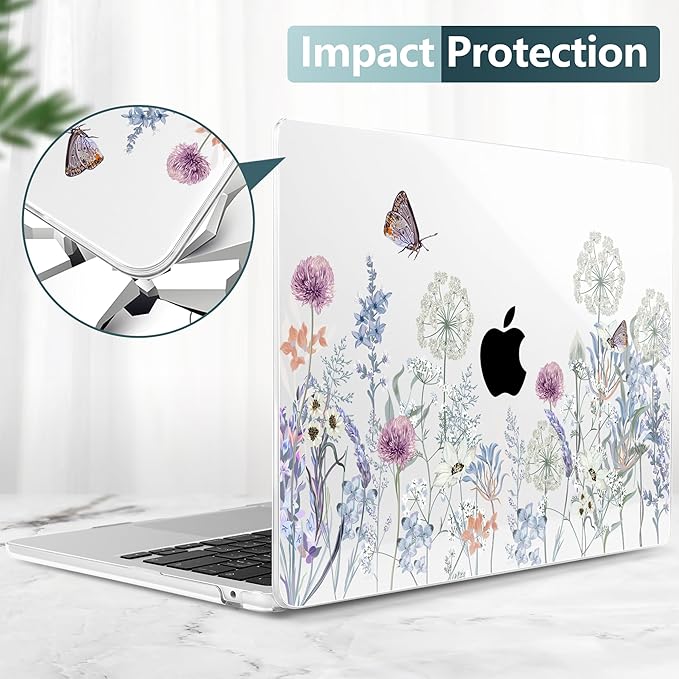 TWOLSKOO Compatible with M4 MacBook Air 13.6 inch Case 2025-2022 Release M4 - Image 7