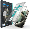 Deppa |2 Pack| Anti-Blue Light Screen Protector for iPhone 15 Pro (6.1') | Scratch Resistant Tempered Glass | 3D Edge to Edge Coverage | Easy Installation Kit | Eye Safeguard TÜV Certified