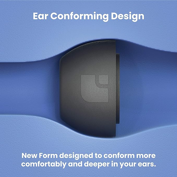 Foam Masters Ultra-Premium Memory Foam Ear Tips for AirPods Pro 1st & 2nd Gen | 3 Pairs | Black Magic Ver 6.0 | Secure | Comfort | Better Noise Cancel | Replacement Buds – Black, Medium
