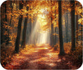 Fall Season Mouse Pad Mat Mousepad for Desk Computer Laptop PC Gaming Home or Office Gift (Fall Path MP84)